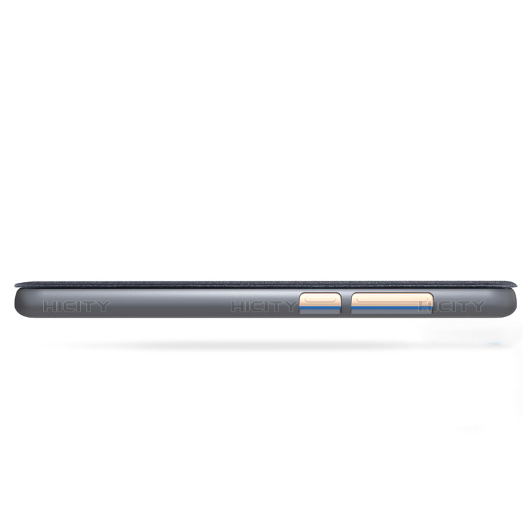 Handytasche Stand Schutzhülle Leder für Xiaomi Mi Note 3 Grau groß