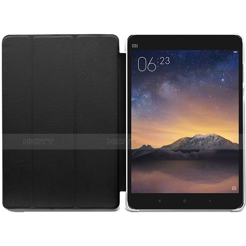 Handytasche Stand Schutzhülle Leder für Xiaomi Mi Pad 2 Schwarz