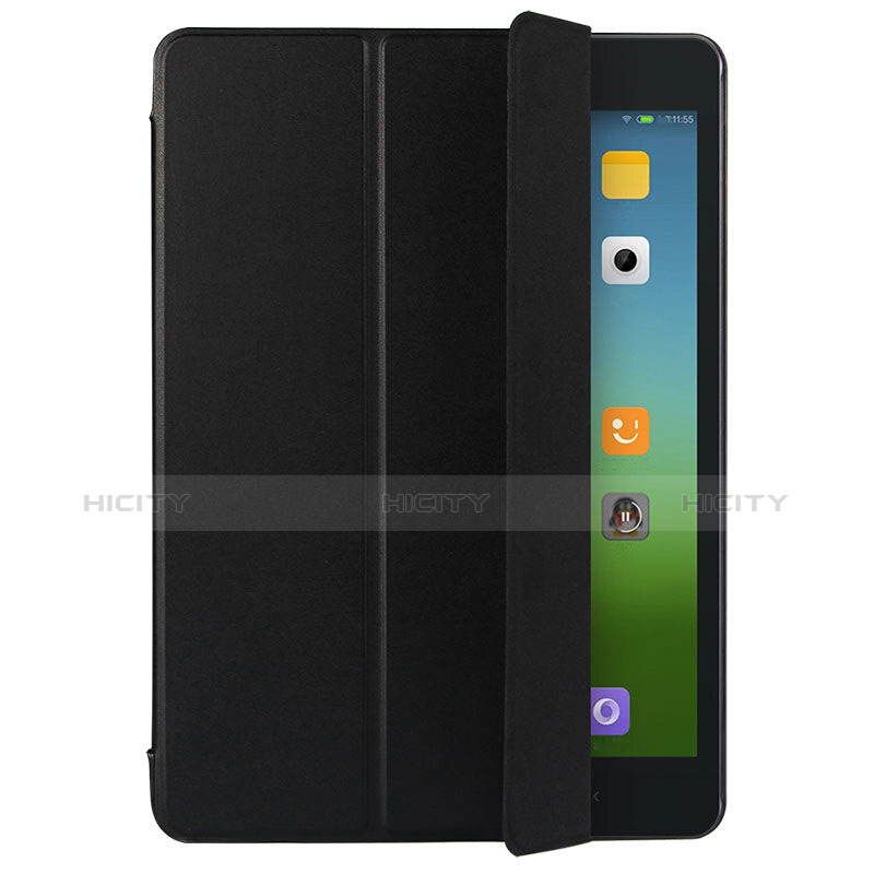 Handytasche Stand Schutzhülle Leder für Xiaomi Mi Pad 3 Schwarz groß