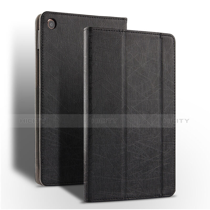 Handytasche Stand Schutzhülle Leder für Xiaomi Mi Pad 4 Plus 10.1 Schwarz groß
