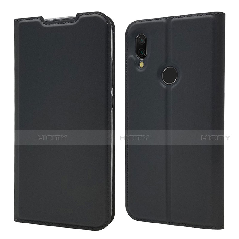 Handytasche Stand Schutzhülle Leder Hülle für Xiaomi Redmi 7 Schwarz Plus