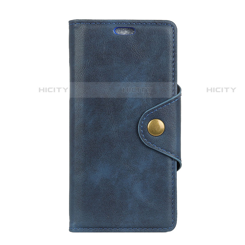 Handytasche Stand Schutzhülle Leder Hülle L01 für HTC U12 Life Blau Plus