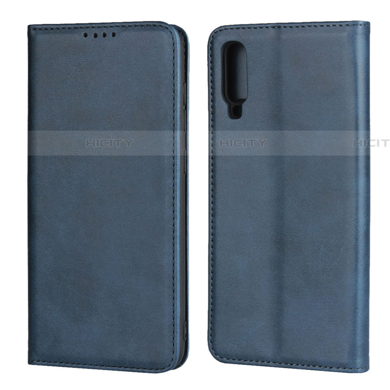 Handytasche Stand Schutzhülle Leder Hülle L01 für Samsung Galaxy A70S Blau Plus
