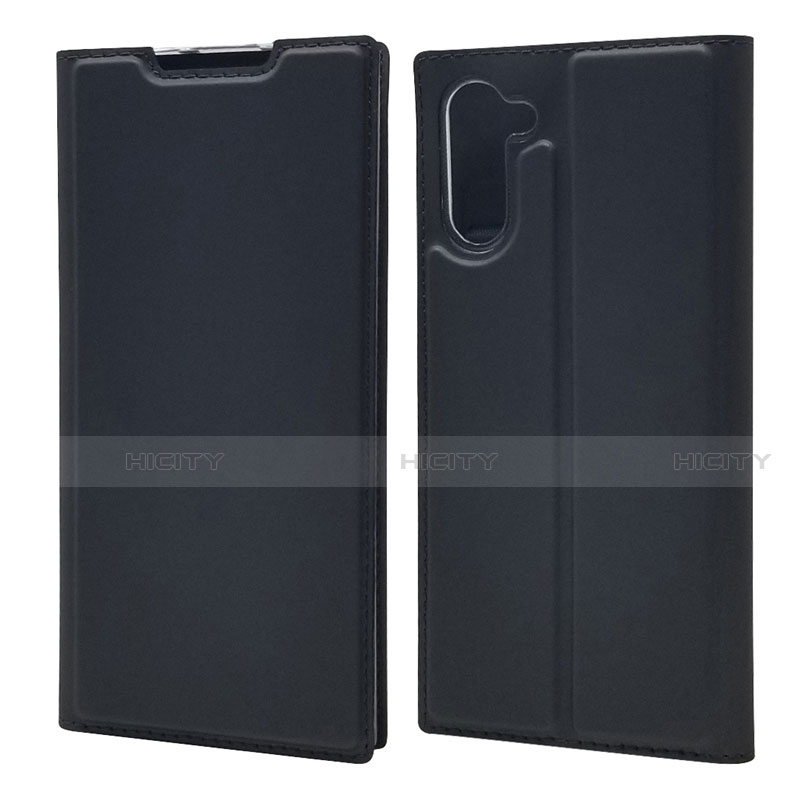 Handytasche Stand Schutzhülle Leder Hülle L01 für Samsung Galaxy Note 10 5G Schwarz Plus