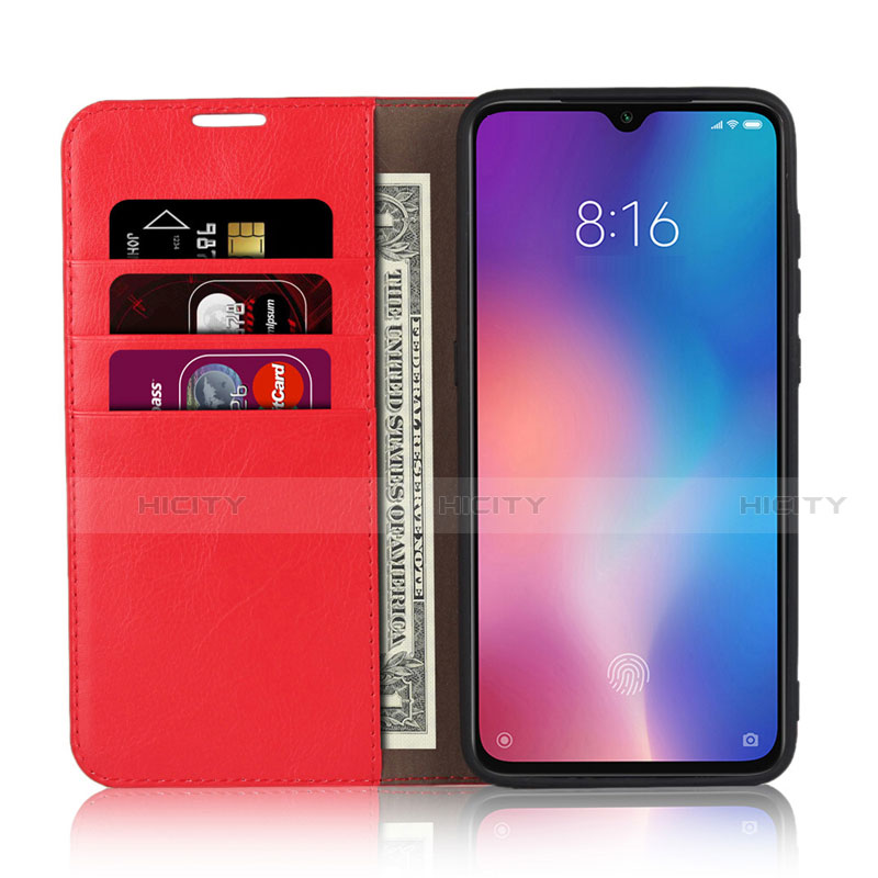 Handytasche Stand Schutzhülle Leder Hülle L01 für Xiaomi Mi 9 Lite groß