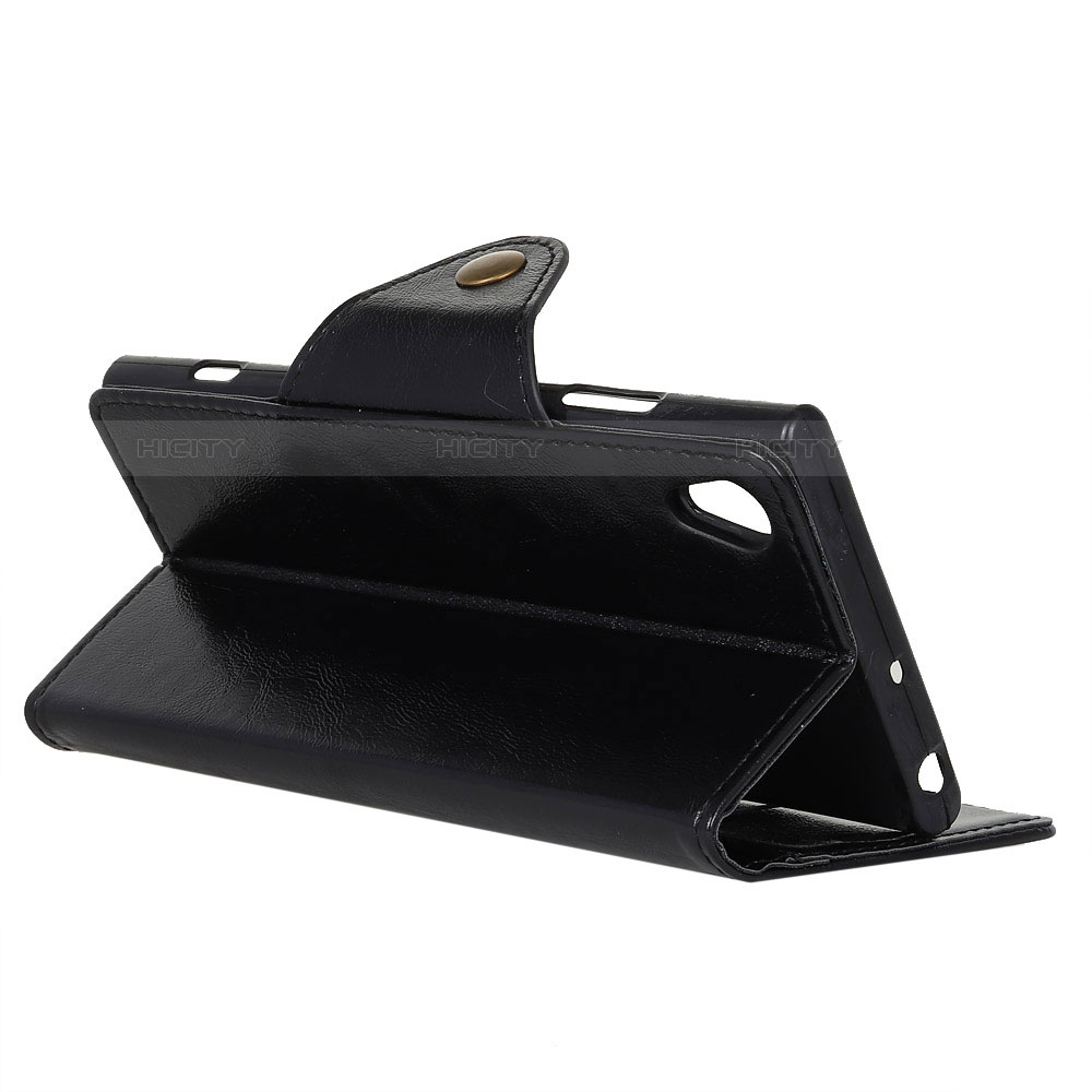 Handytasche Stand Schutzhülle Leder Hülle L02 für Alcatel 1 groß