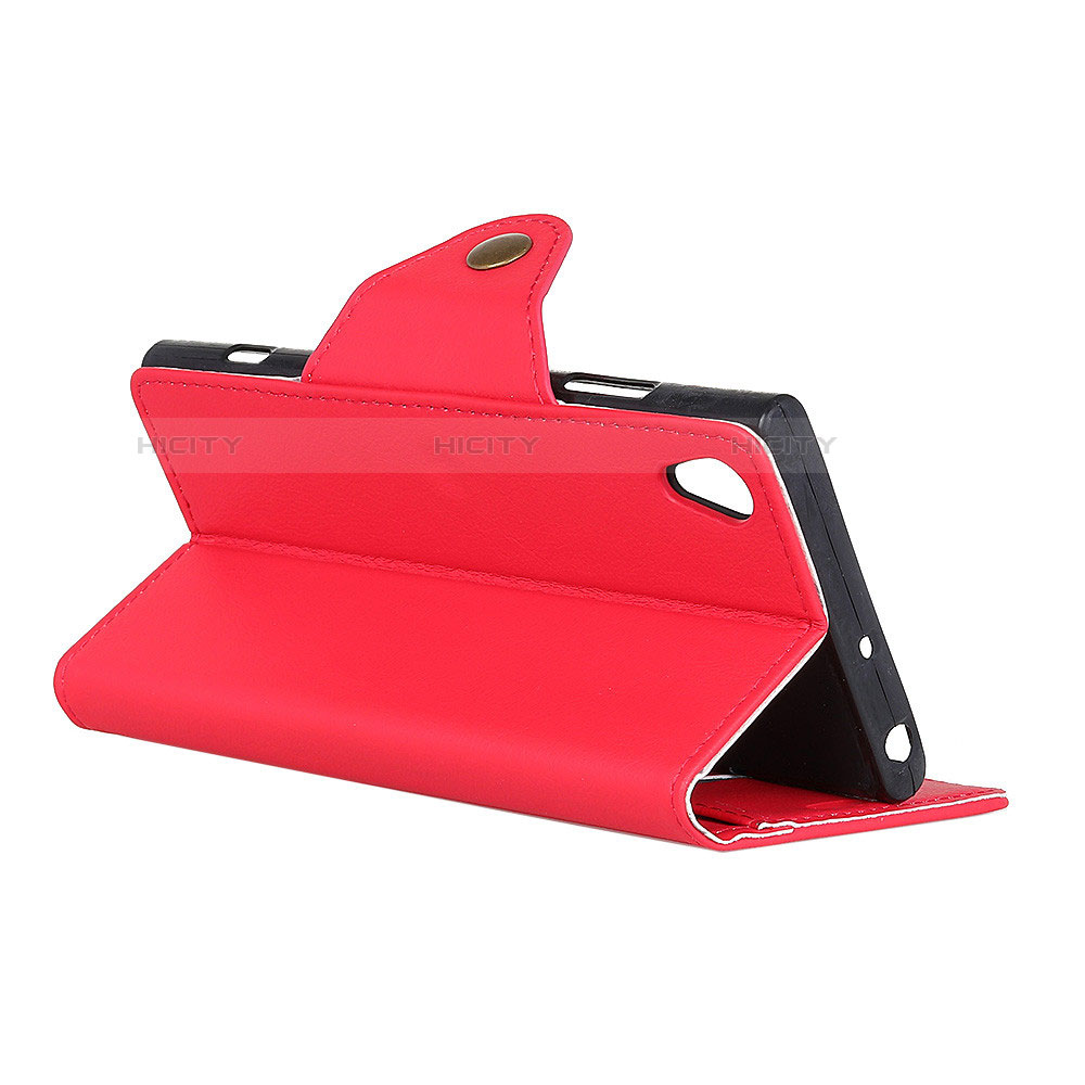 Handytasche Stand Schutzhülle Leder Hülle L02 für Asus ZenFone Live L1 ZA550KL