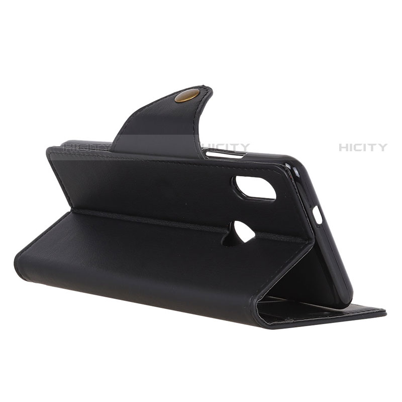 Handytasche Stand Schutzhülle Leder Hülle L02 für HTC U12 Life groß