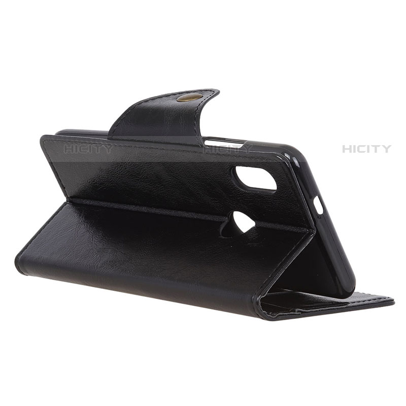 Handytasche Stand Schutzhülle Leder Hülle L03 für HTC U12 Life groß