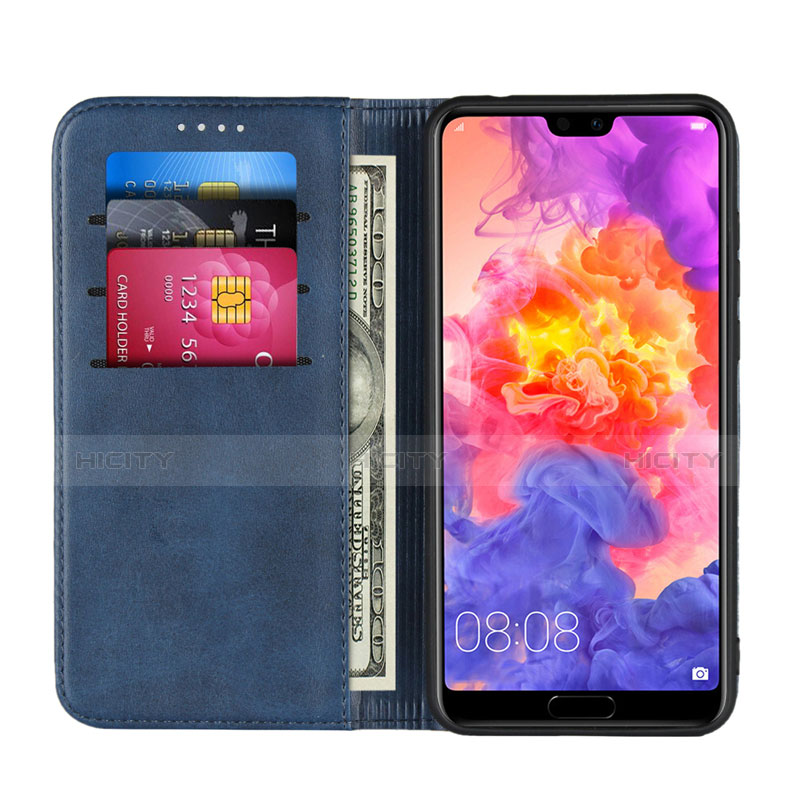 Handytasche Stand Schutzhülle Leder Hülle L03 für Huawei P20 Pro groß