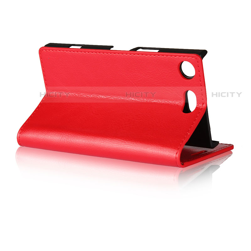 Handytasche Stand Schutzhülle Leder Hülle L03 für Sony Xperia XZ1 Compact