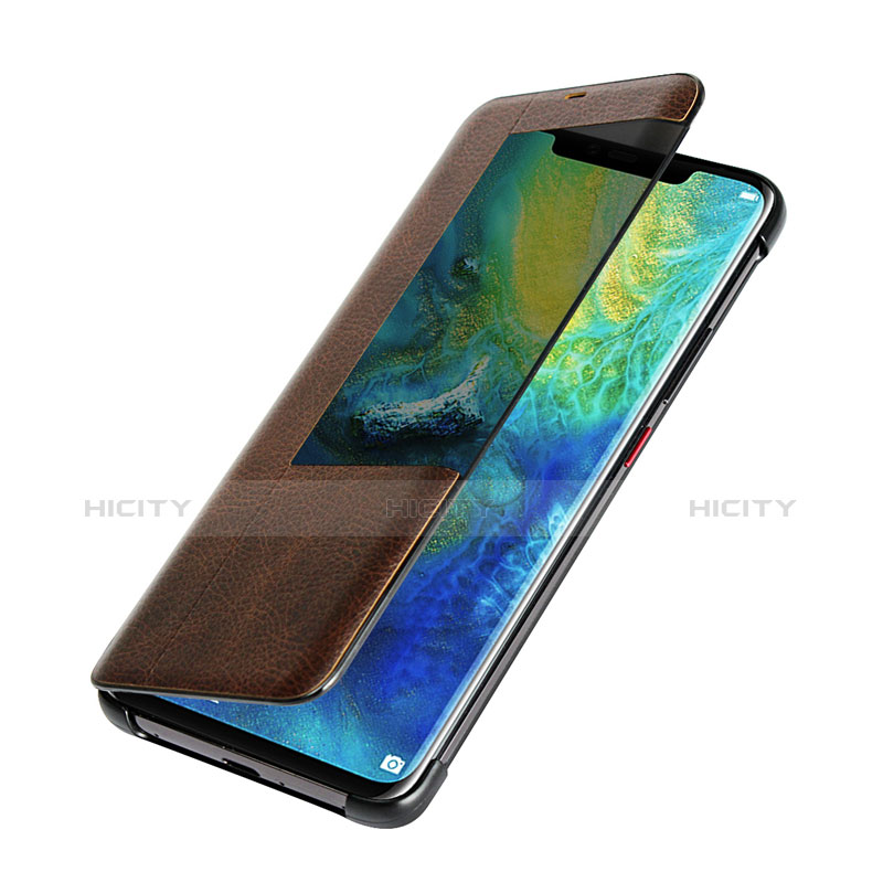 Handytasche Stand Schutzhülle Leder Hülle L04 für Huawei Mate 20 Pro groß