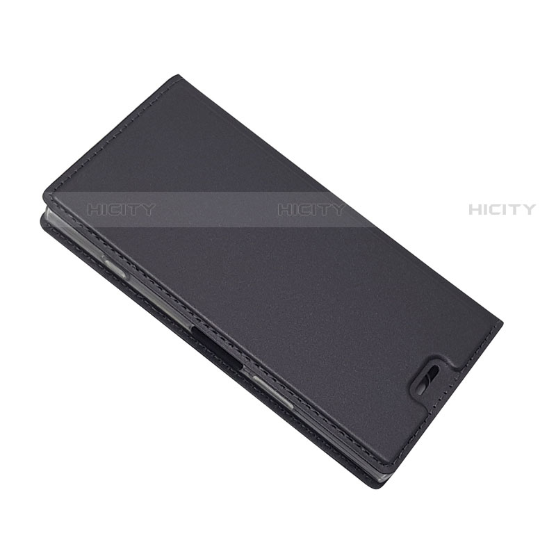 Handytasche Stand Schutzhülle Leder Hülle L05 für Sony Xperia XZ1 Compact groß