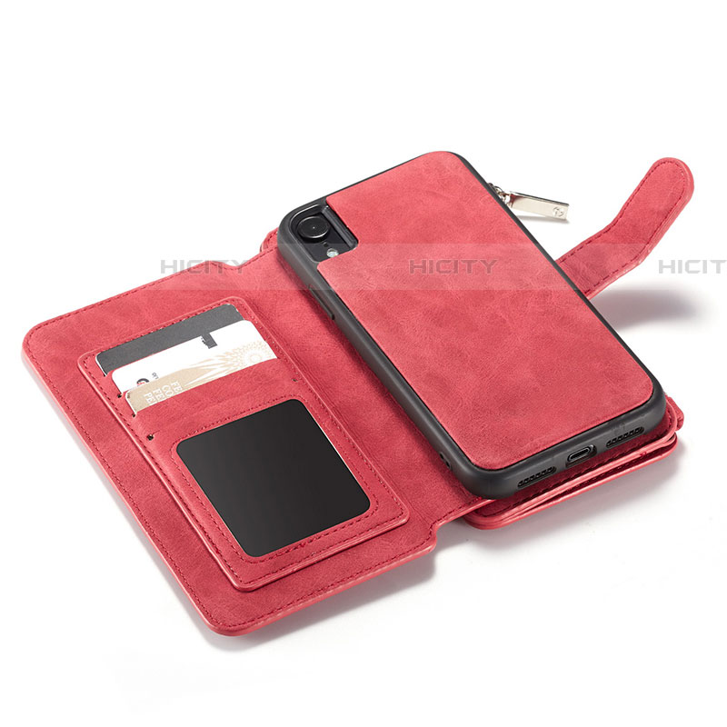 Handytasche Stand Schutzhülle Leder Hülle T02 für Apple iPhone XR groß