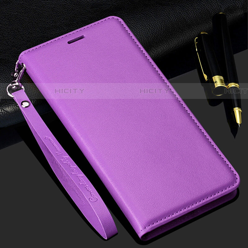Handytasche Stand Schutzhülle Leder Hülle T02 für Samsung Galaxy S20 5G Violett