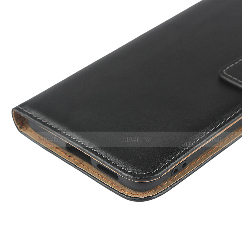 Handytasche Stand Schutzhülle Leder K01 für Xiaomi Mi 9T Pro Schwarz groß