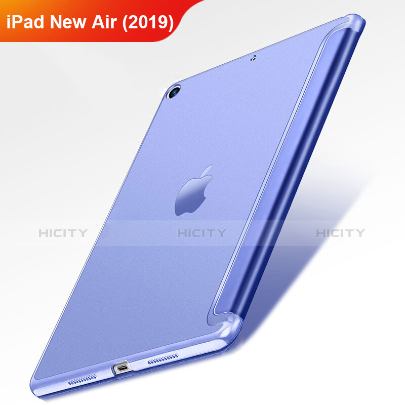 Handytasche Stand Schutzhülle Leder L01 für Apple iPad Air 3 Blau Plus