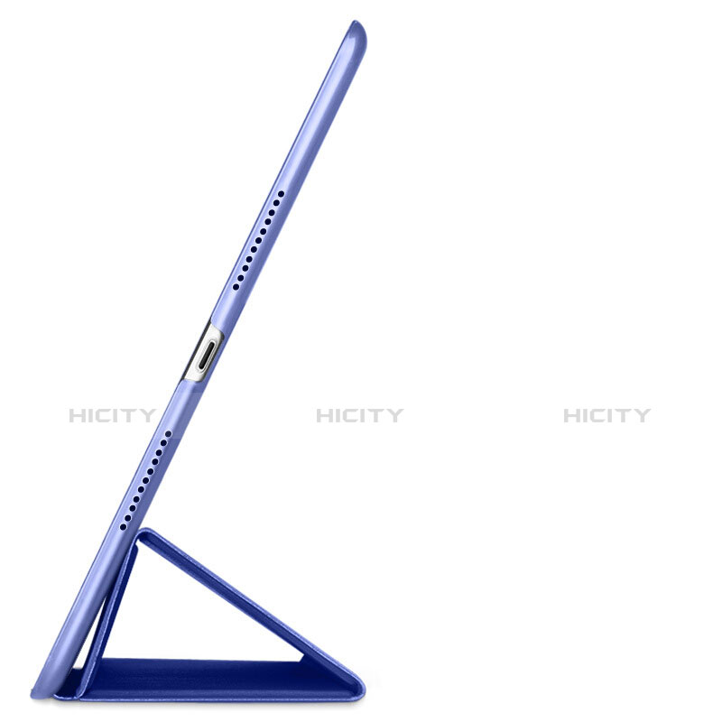 Handytasche Stand Schutzhülle Leder L01 für Apple iPad New Air (2019) 10.5 Blau groß