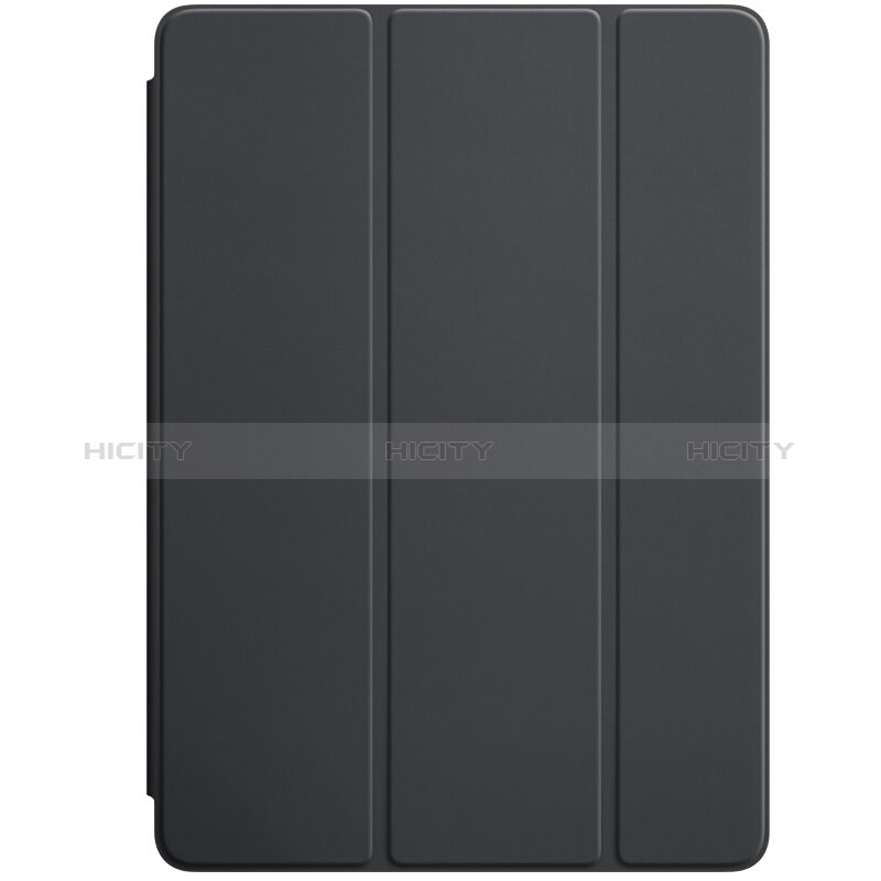 Handytasche Stand Schutzhülle Leder L01 für Apple New iPad 9.7 (2018) Schwarz groß