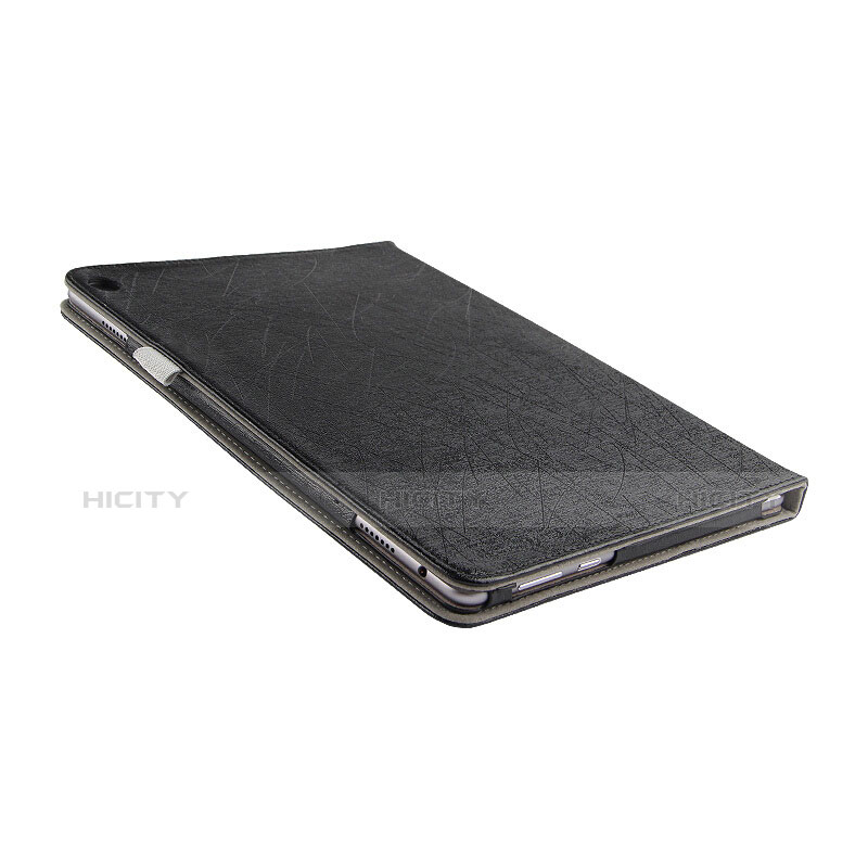 Handytasche Stand Schutzhülle Leder L01 für Huawei MediaPad M3 Lite 10.1 BAH-W09 Schwarz groß