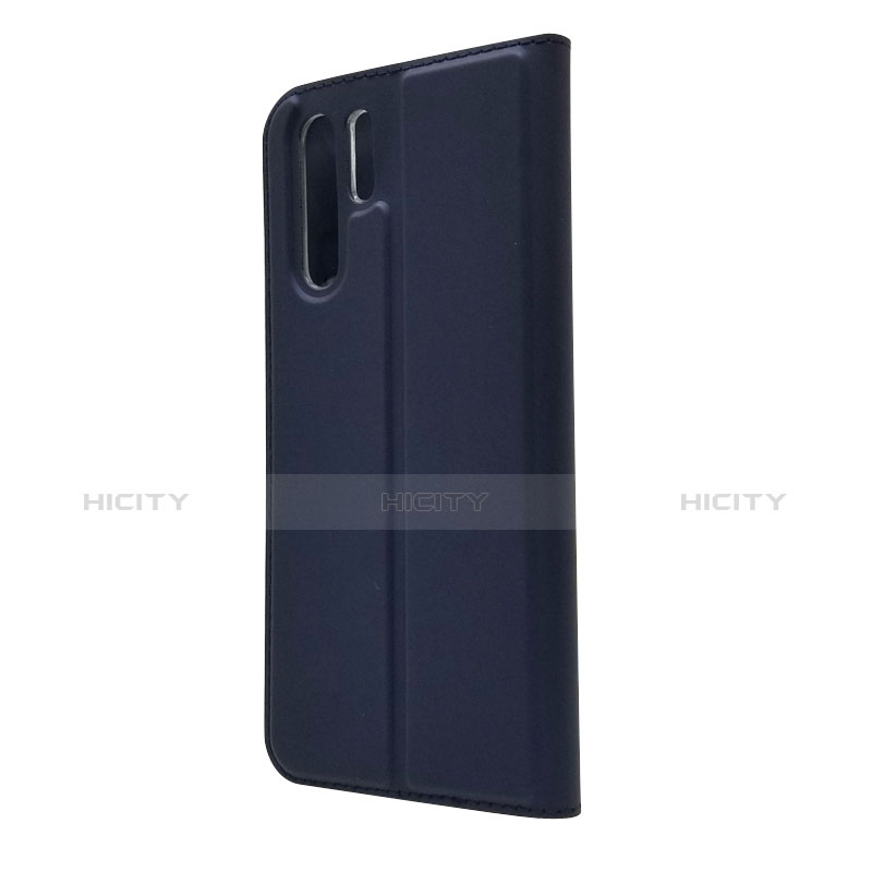 Handytasche Stand Schutzhülle Leder L01 für Huawei P30 Pro New Edition Blau groß