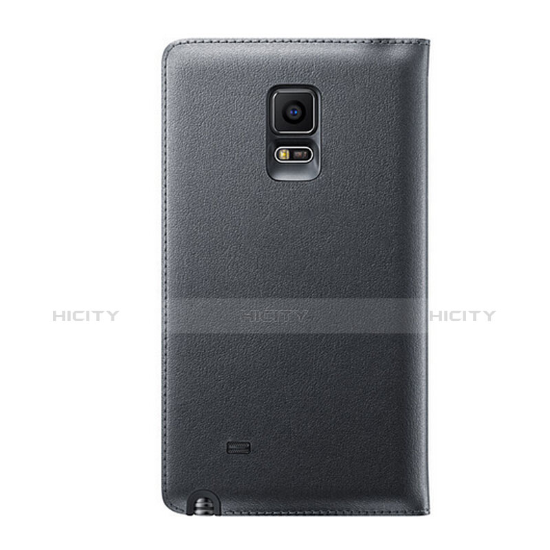 Handytasche Stand Schutzhülle Leder L01 für Samsung Galaxy Note Edge SM-N915F Schwarz