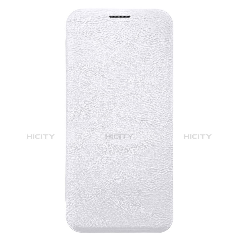 Handytasche Stand Schutzhülle Leder L01 für Samsung Galaxy S8 Plus Weiß groß