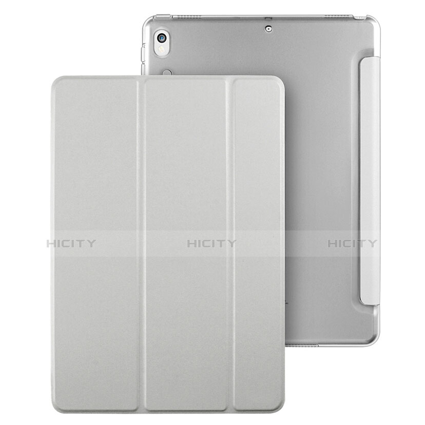 Handytasche Stand Schutzhülle Leder L02 für Apple iPad Pro 10.5 Weiß