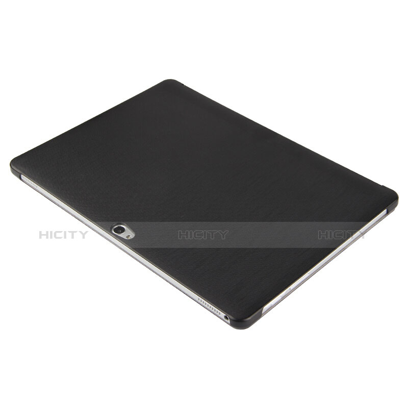 Handytasche Stand Schutzhülle Leder L02 für Huawei MediaPad M2 10.0 M2-A01 M2-A01W M2-A01L Schwarz groß
