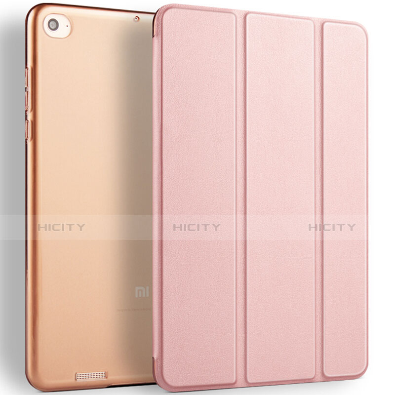 Handytasche Stand Schutzhülle Leder L02 für Xiaomi Mi Pad 2 Rosegold Plus