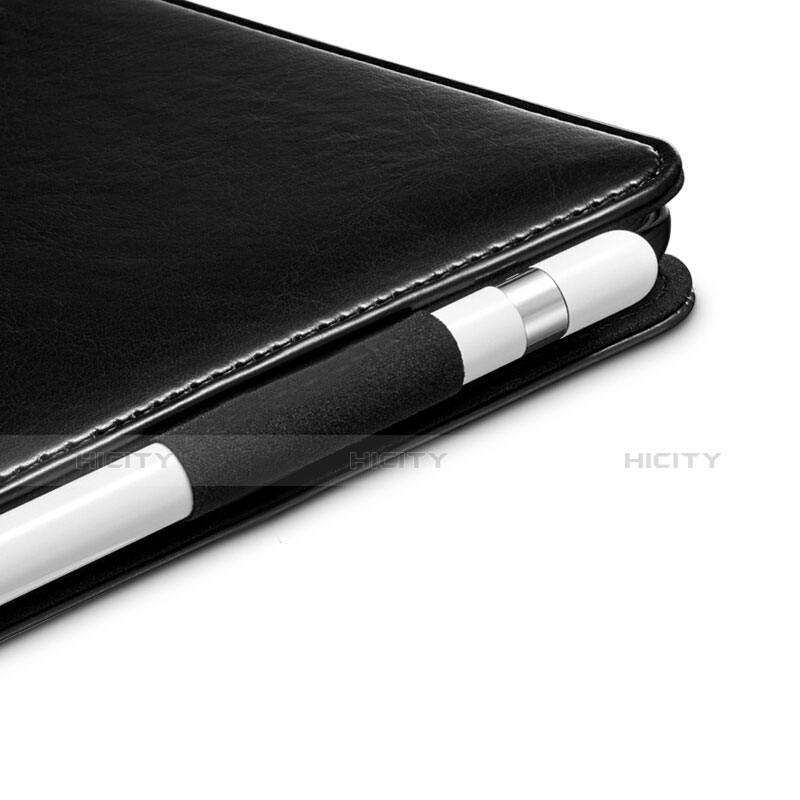 Handytasche Stand Schutzhülle Leder L03 für Apple iPad Pro 10.5 Schwarz