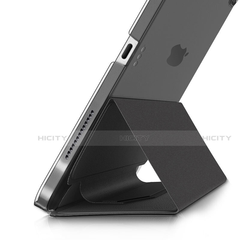 Handytasche Stand Schutzhülle Leder L03 für Apple iPad Pro 11 (2020) Schwarz