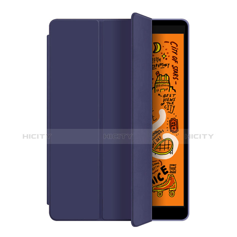 Handytasche Stand Schutzhülle Leder L04 für Apple iPad Mini 5 (2019) Blau Plus