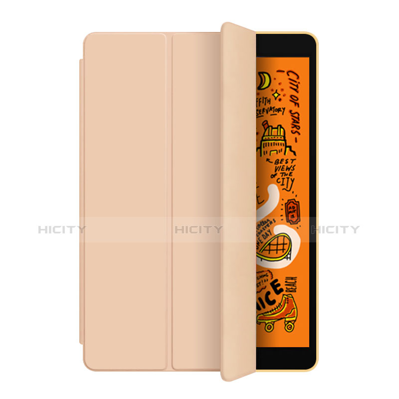 Handytasche Stand Schutzhülle Leder L04 für Apple iPad Mini 5 (2019) Gold