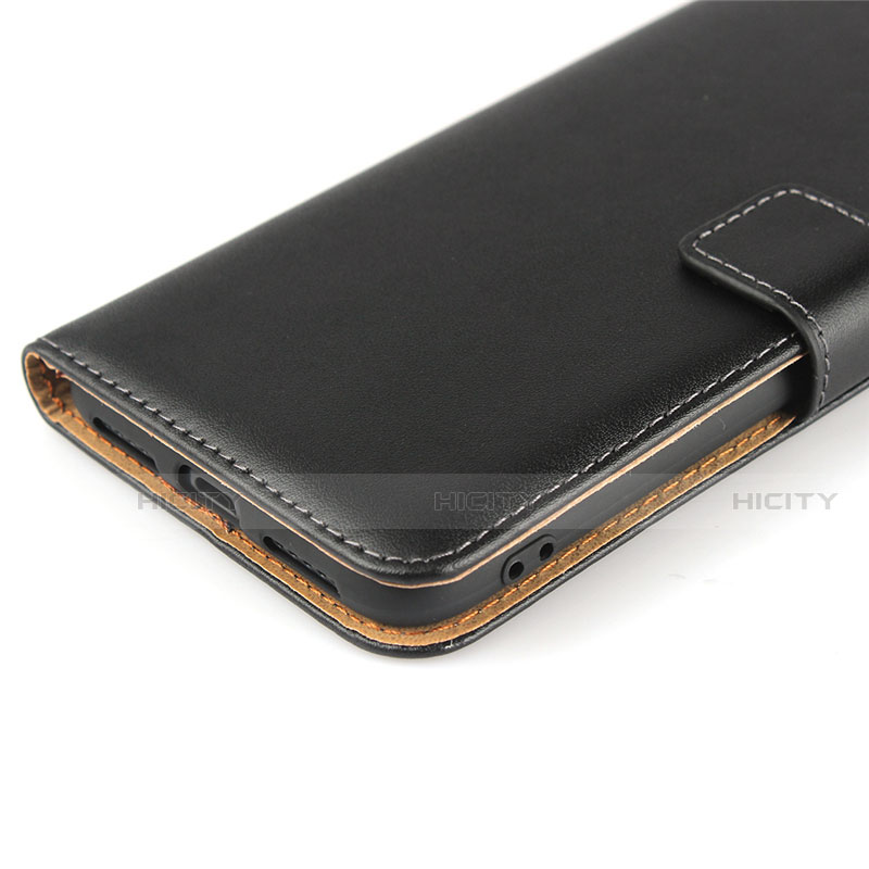 Handytasche Stand Schutzhülle Leder L04 für Xiaomi Redmi Note 7 Pro Schwarz
