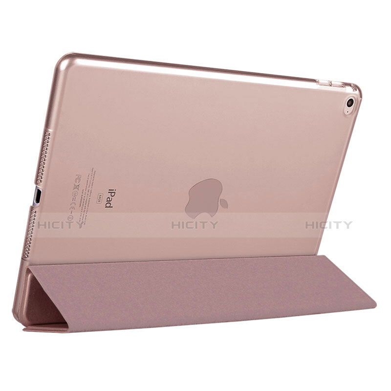 Handytasche Stand Schutzhülle Leder L05 für Apple iPad Mini 4 Rosegold