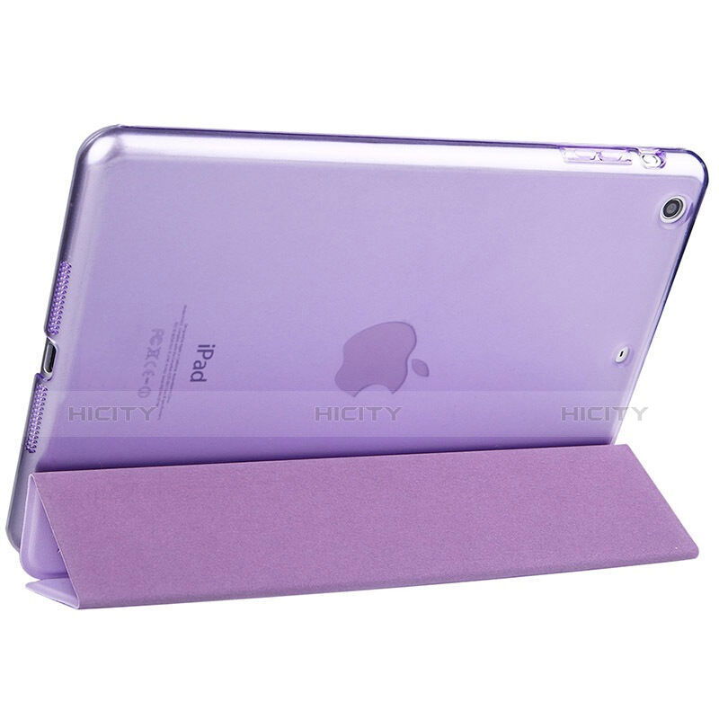 Handytasche Stand Schutzhülle Leder L06 für Apple iPad Mini Violett