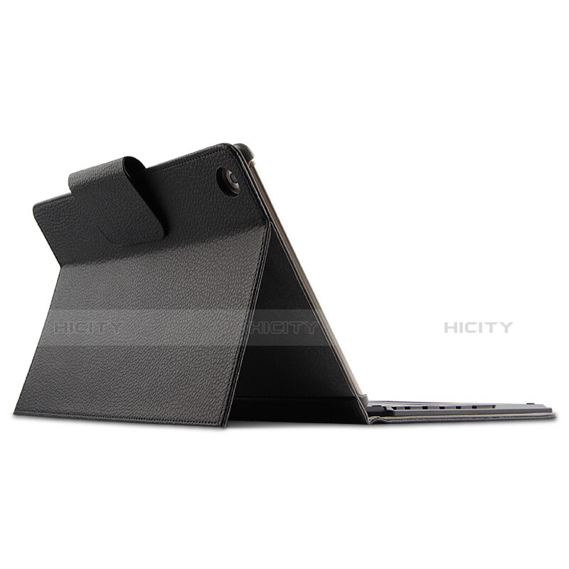 Handytasche Stand Schutzhülle Leder mit Tastatur für Huawei MediaPad M5 10.8 Schwarz