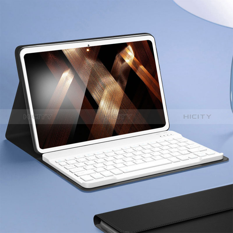Handytasche Stand Schutzhülle Leder mit Tastatur N01 für Huawei MediaPad M5 8.4 SHT-AL09 SHT-W09