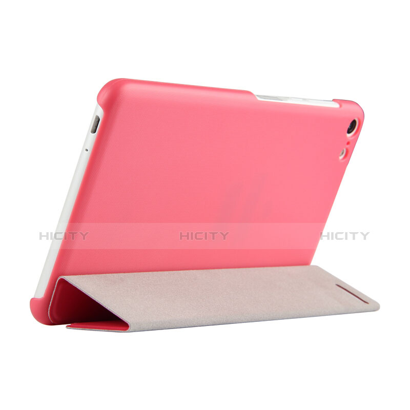 Handytasche Stand Schutzhülle Leder R01 für Huawei MediaPad T2 Pro 7.0 PLE-703L Pink groß