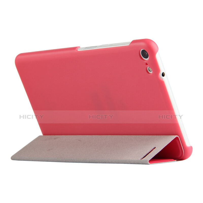 Handytasche Stand Schutzhülle Leder R01 für Huawei MediaPad T2 Pro 7.0 PLE-703L Pink groß