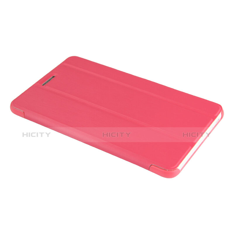 Handytasche Stand Schutzhülle Leder R01 für Huawei MediaPad T2 Pro 7.0 PLE-703L Pink groß