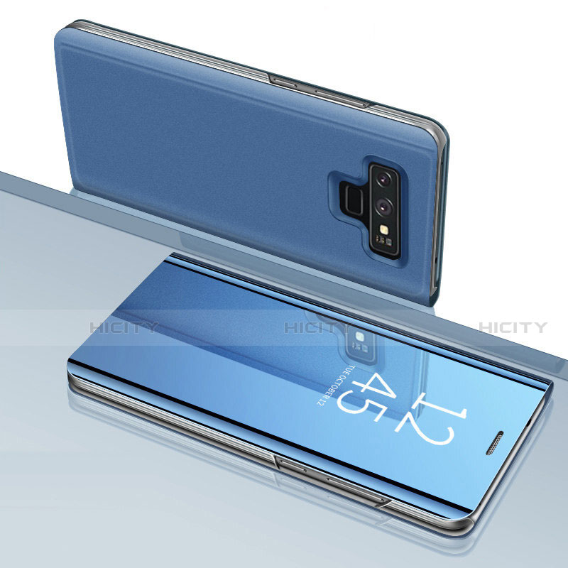 Handytasche Stand Schutzhülle Leder Rahmen Spiegel Tasche für Samsung Galaxy Note 9