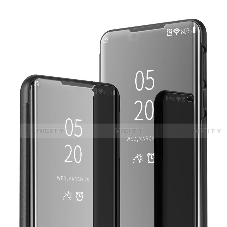 Handytasche Stand Schutzhülle Leder Rahmen Spiegel Tasche für Samsung Galaxy S20 Plus 5G