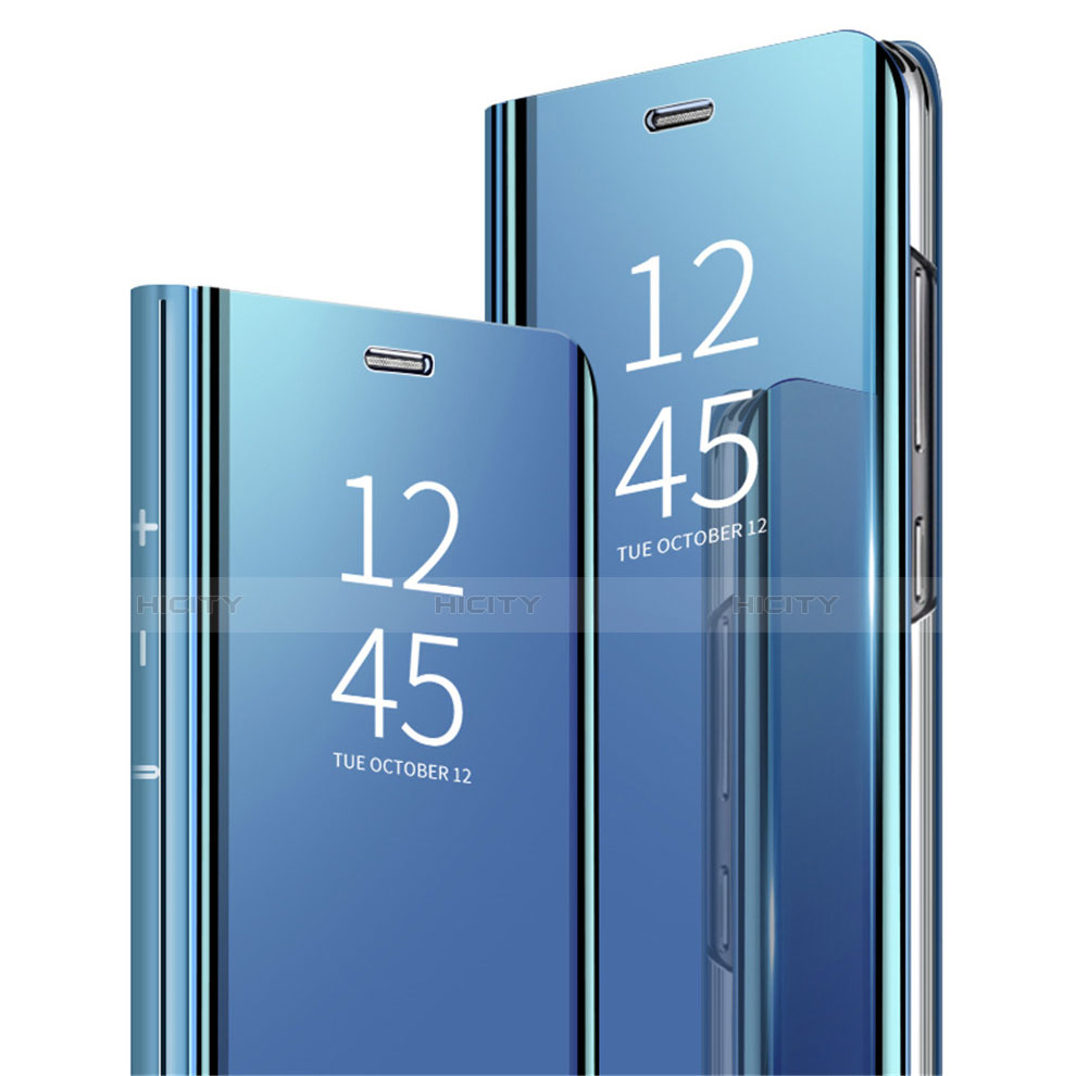 Handytasche Stand Schutzhülle Leder Rahmen Spiegel Tasche für Samsung Galaxy S9