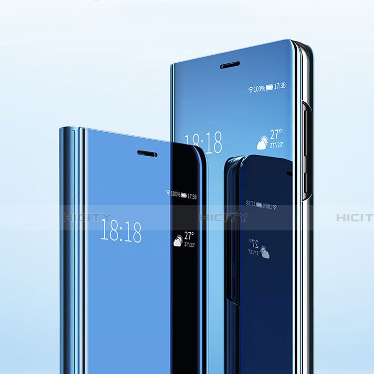Handytasche Stand Schutzhülle Leder Rahmen Spiegel Tasche für Xiaomi Mi A3 groß