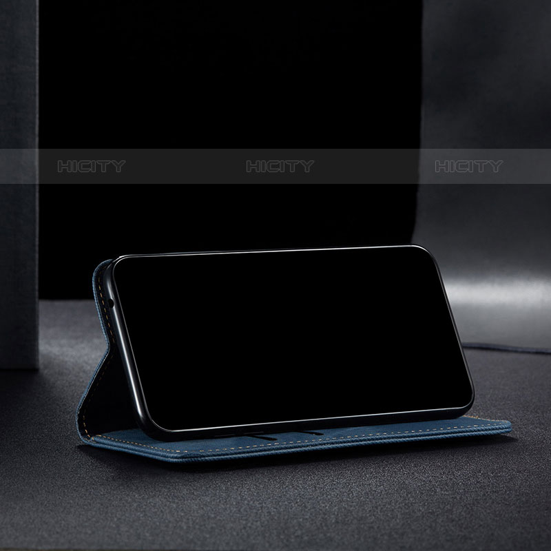 Handytasche Stand Schutzhülle Stoff B01S für Samsung Galaxy M32 5G