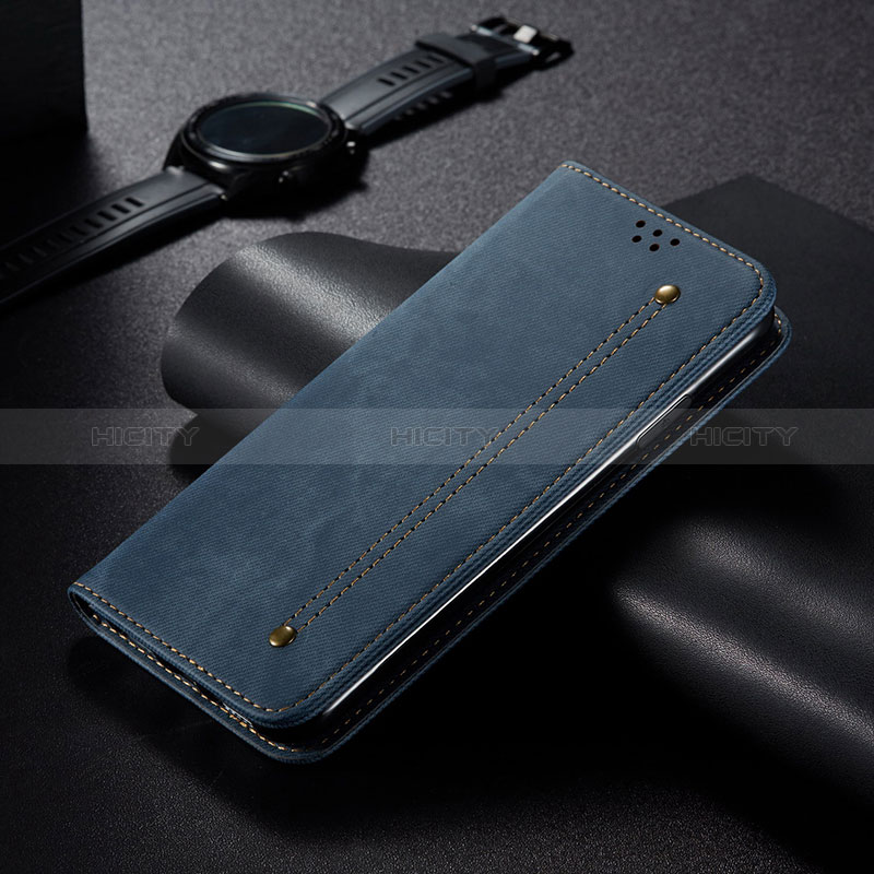 Handytasche Stand Schutzhülle Stoff B02S für Xiaomi Mi 10T 5G