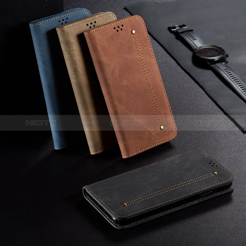 Handytasche Stand Schutzhülle Stoff B02S für Xiaomi Mi 10T Pro 5G