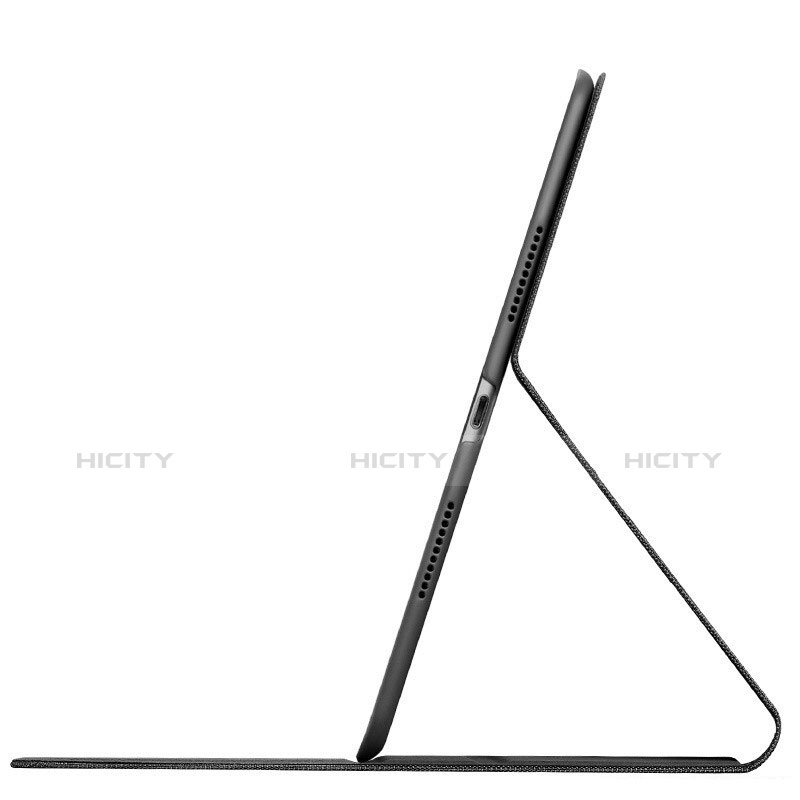 Handytasche Stand Schutzhülle Stoff für Apple iPad Air 3 Schwarz groß